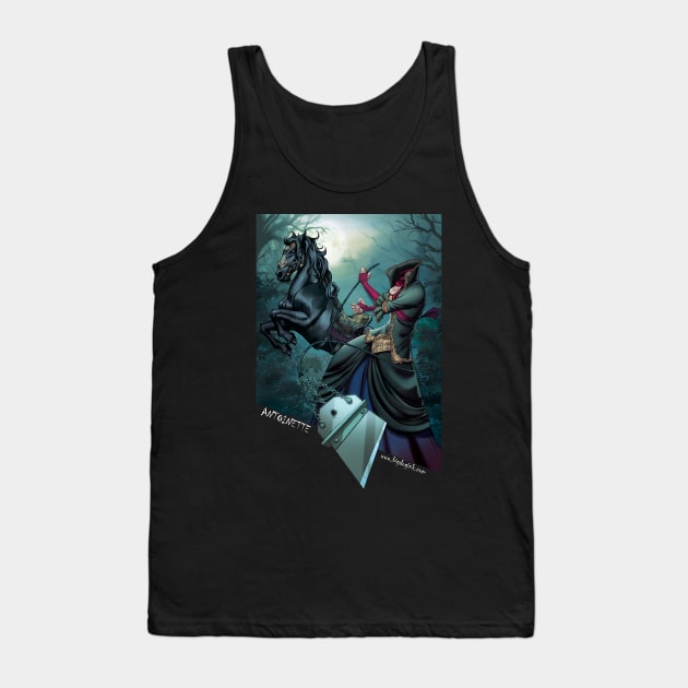 Marie Antoinette Guillotine Tank Top by crittersdaddy